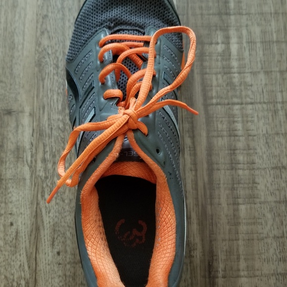 Asics Gel-Cirrus 33 Mens Style T235N Gray Orange - Picture 7 of 8